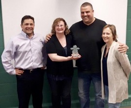 Trustee Dan Rizzuto, ASCA Director Lorna Spargo, Trustee Jonathan Lambert, Jenn Ross (left to right)