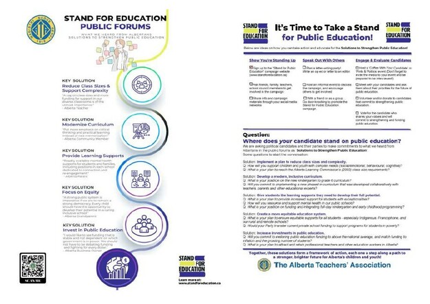 Stand for Education Priorities